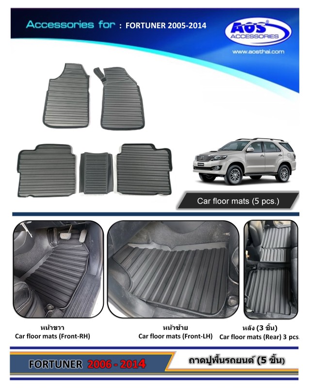 ถาดปูพื้นเข้ารูป (5 ชิ้น)