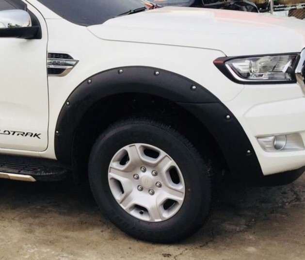 คิ้วล้อ (V.10) 6 ชิ้น 6 นิ้ว มีน๊อต