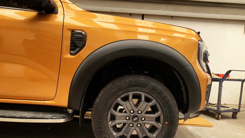 คิ้วล้อ (V.1) 6 ชิ้น 6 นิ้ว ทรงเรียบ สำหรับรุ่น WT