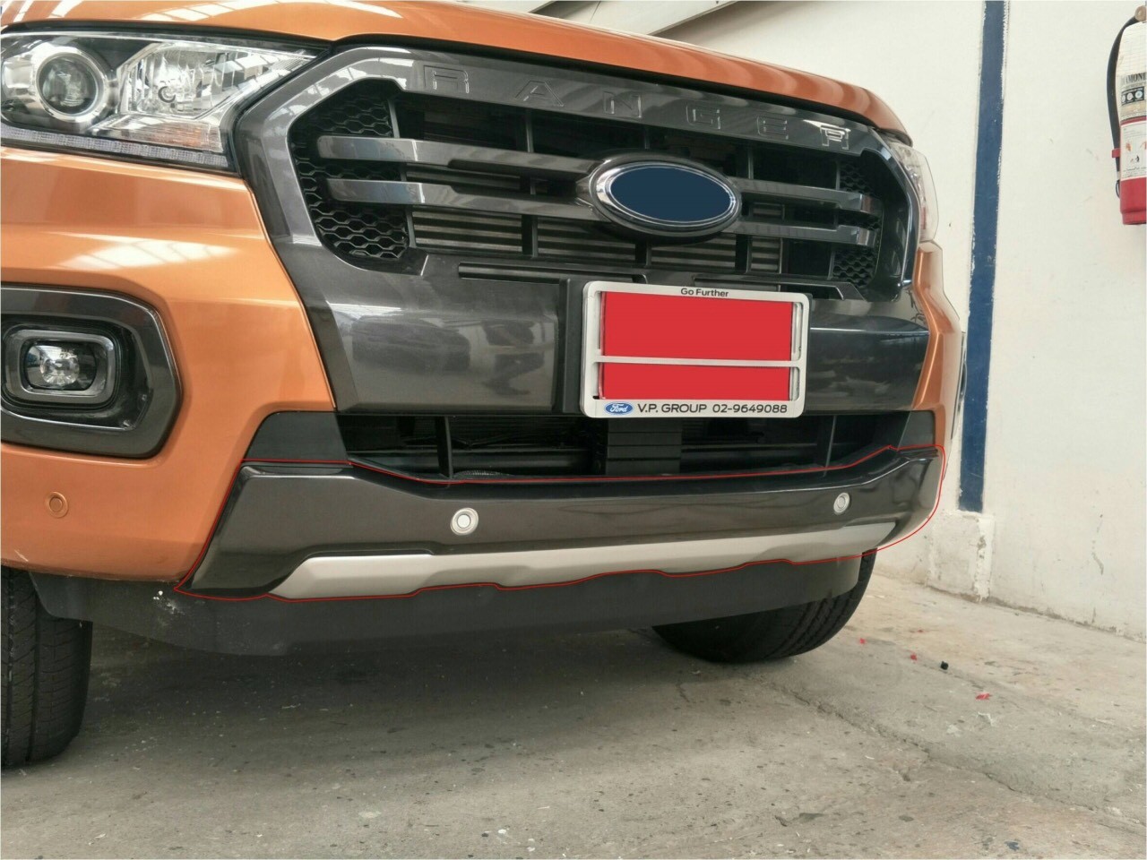 กันแคร้ง (หน้า) สำหรับรุ่น Wildtrak