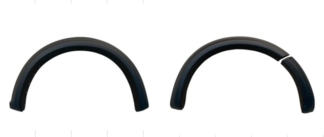 คิ้วล้อ (V.11) 6 ชิ้น 6 นิ้ว ทรงเรียบ